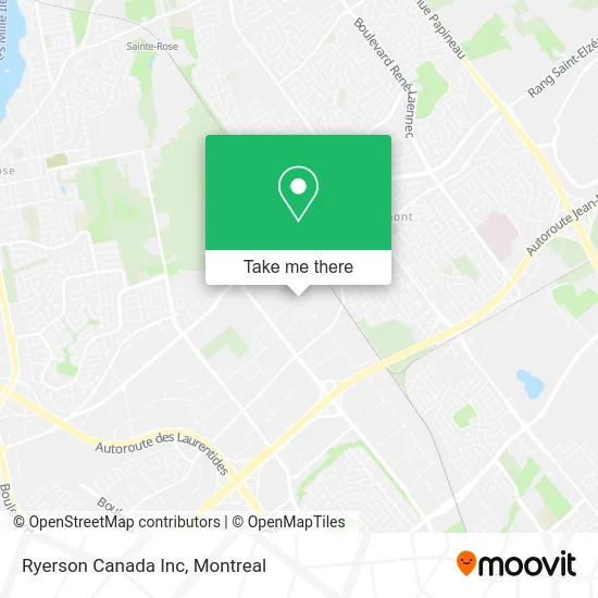Ryerson Canada Inc map