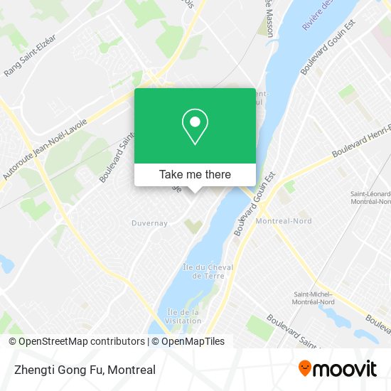 Zhengti Gong Fu map