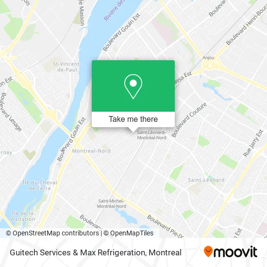 Guitech Services & Max Refrigeration map