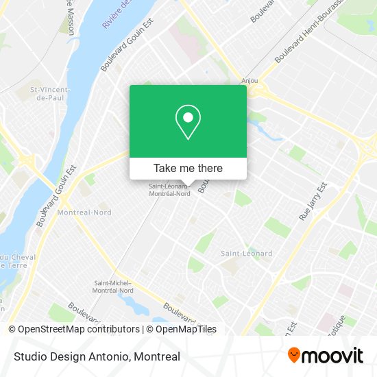 Studio Design Antonio map