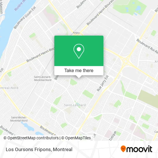 Los Oursons Fripons map