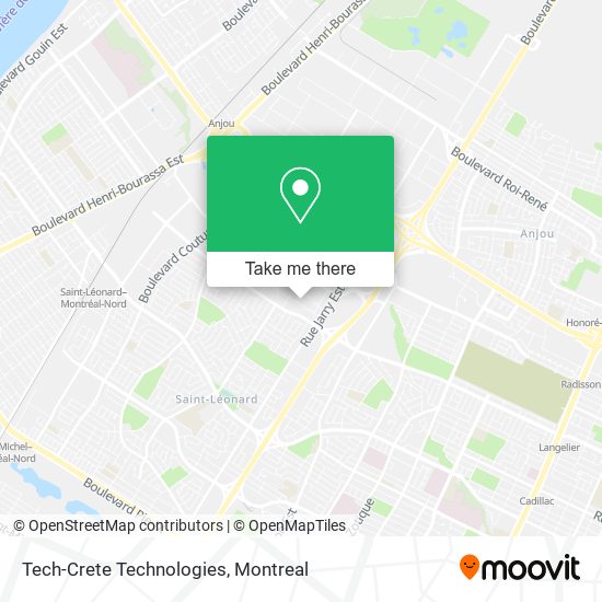 Tech-Crete Technologies map