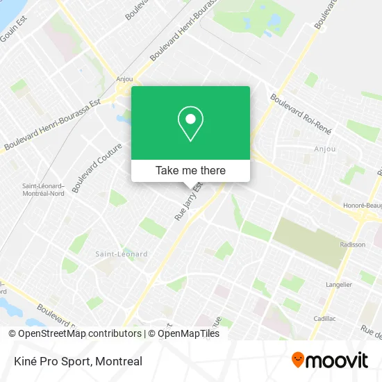 Kiné Pro Sport map