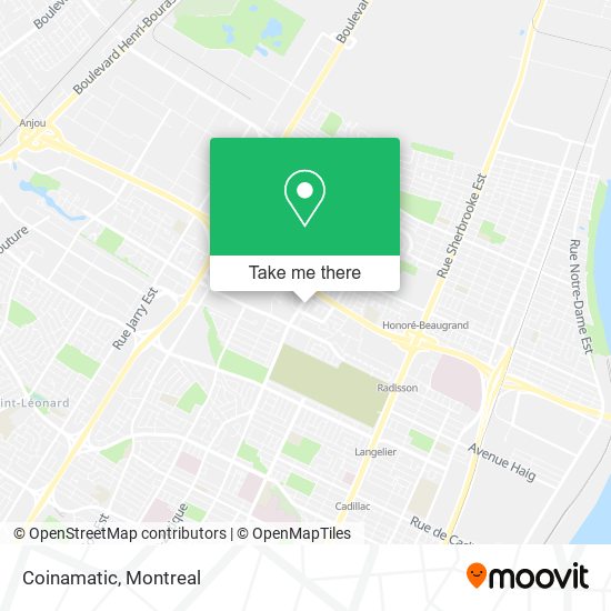 Coinamatic map