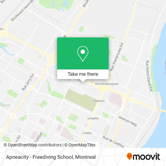 Apneacity - Freediving School map