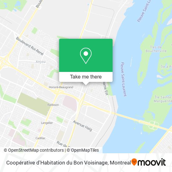 Coopérative d'Habitation du Bon Voisinage map