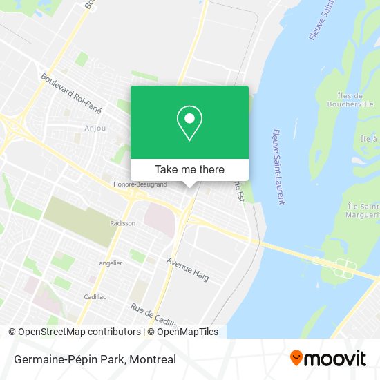 Germaine-Pépin Park map