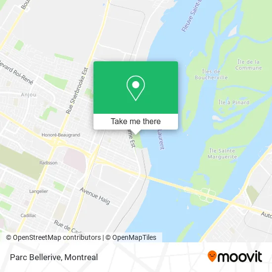 Parc Bellerive map