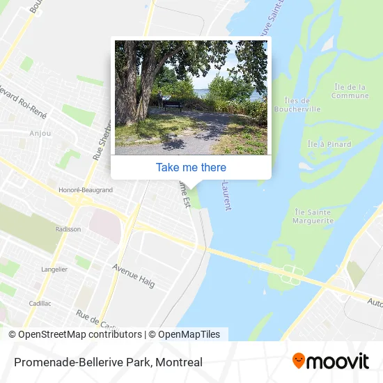 Promenade-Bellerive Park map