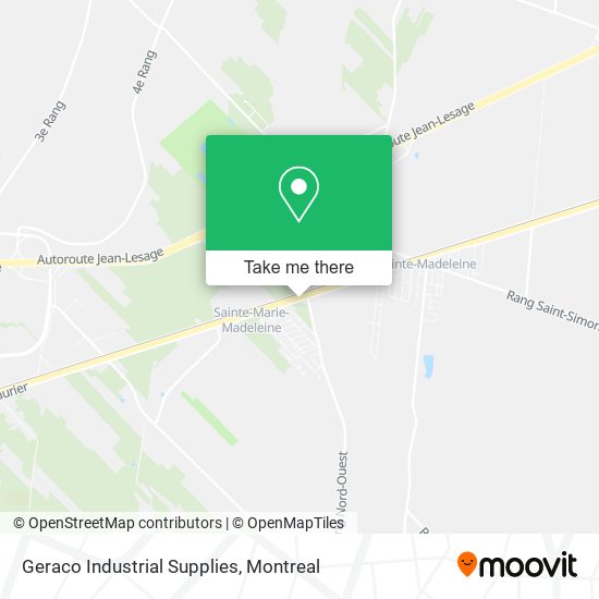 Geraco Industrial Supplies map