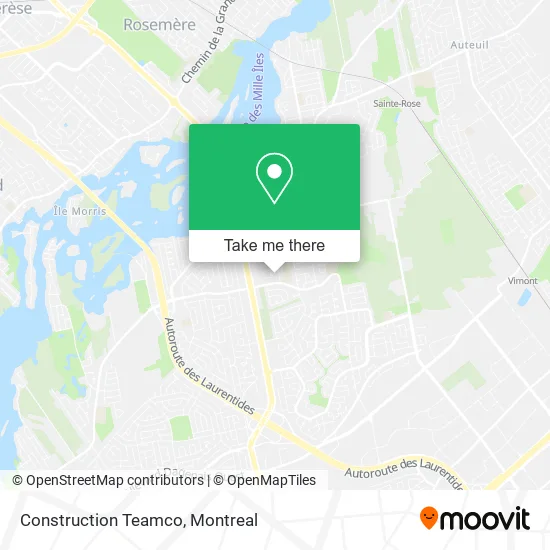 Construction Teamco map