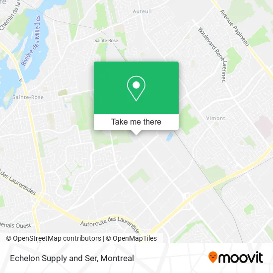 Echelon Supply and Ser map