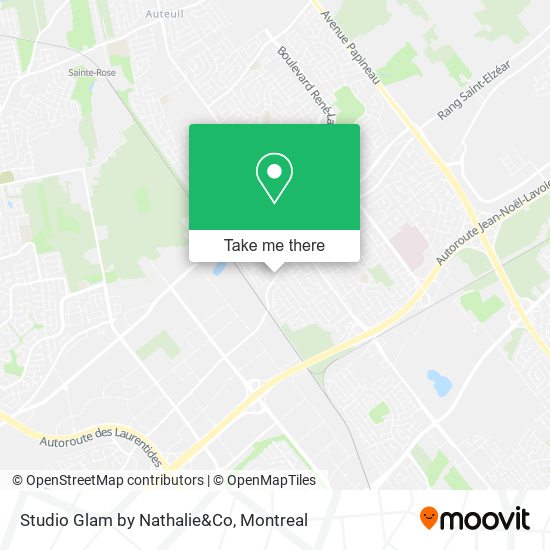 Studio Glam by Nathalie&Co map