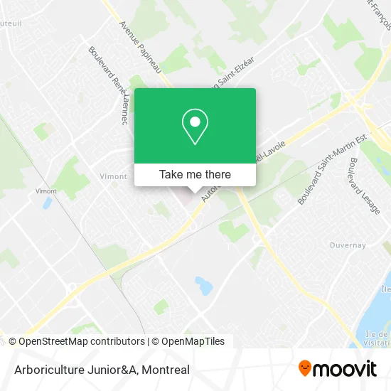 Arboriculture Junior&A map