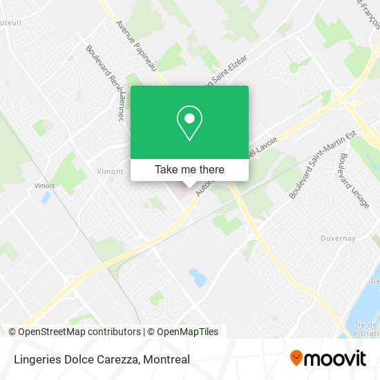 Lingeries Dolce Carezza map