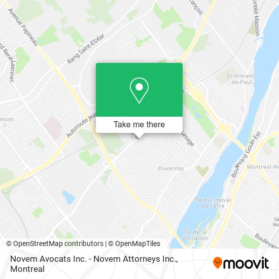 Novem Avocats Inc. - Novem Attorneys Inc. map