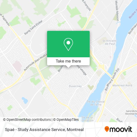 Spaé - Study Assistance Service map