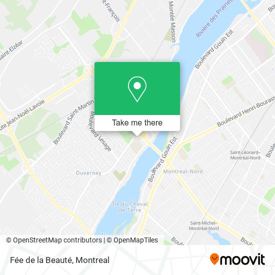 Fée de la Beauté map