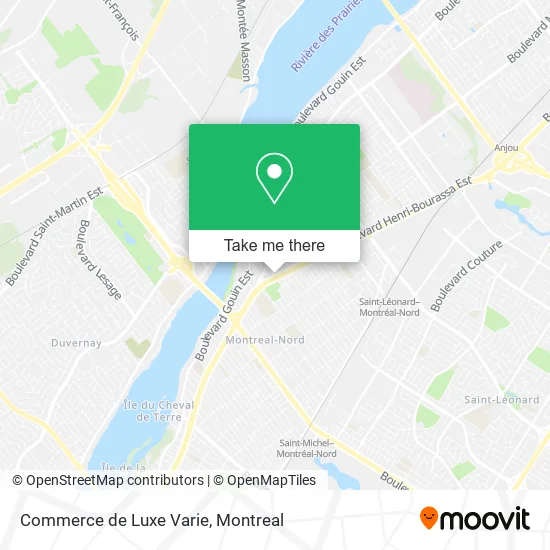 Commerce de Luxe Varie map