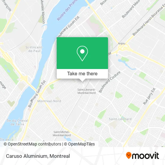 Caruso Aluminium map