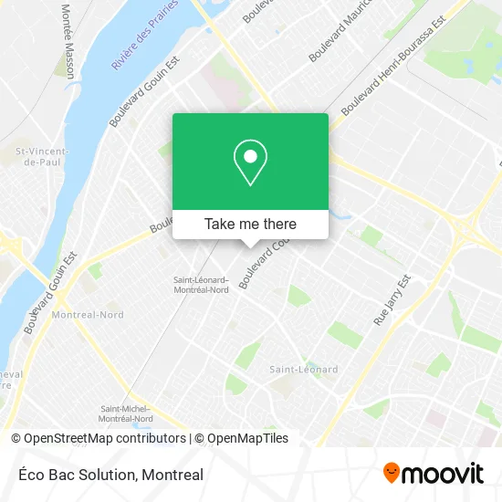 Éco Bac Solution map