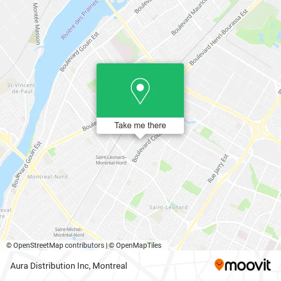 Aura Distribution Inc map