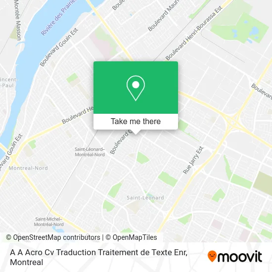 A A Acro Cv Traduction Traitement de Texte Enr map