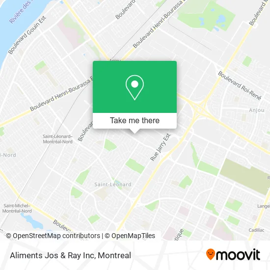 Aliments Jos & Ray Inc map