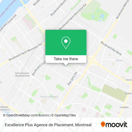 Excellence Plus Agence de Placement map