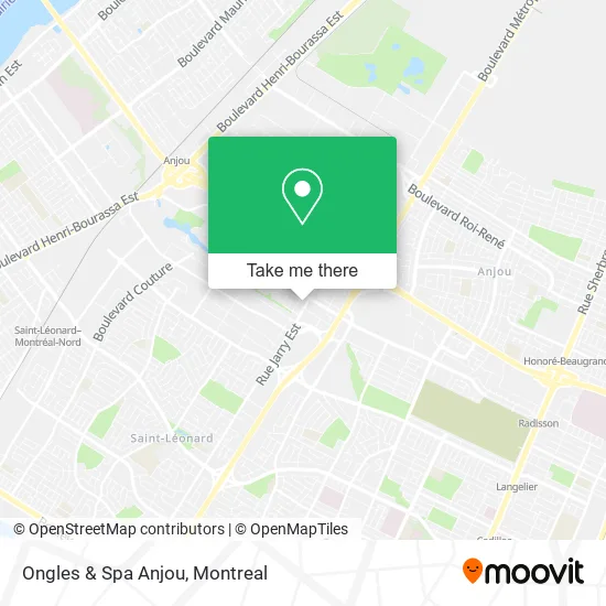 Ongles & Spa Anjou map