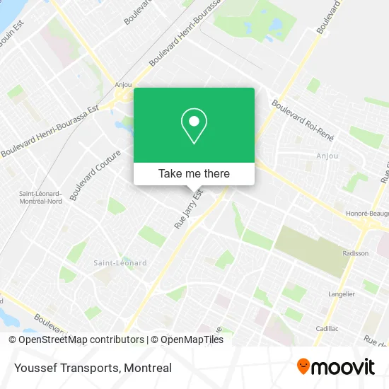 Youssef Transports map