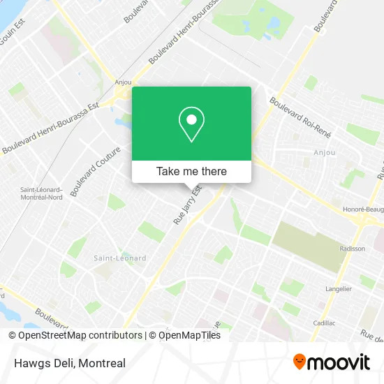 Hawgs Deli map