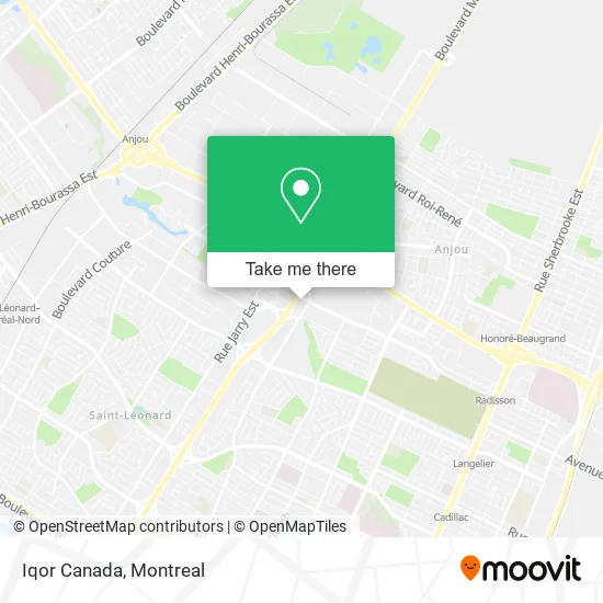 Iqor Canada map