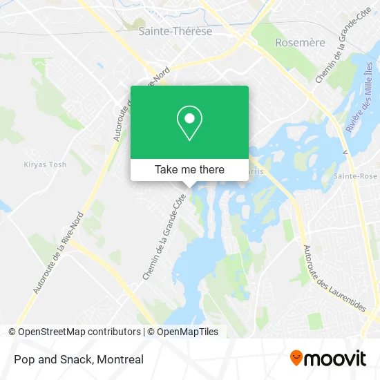 Pop and Snack map