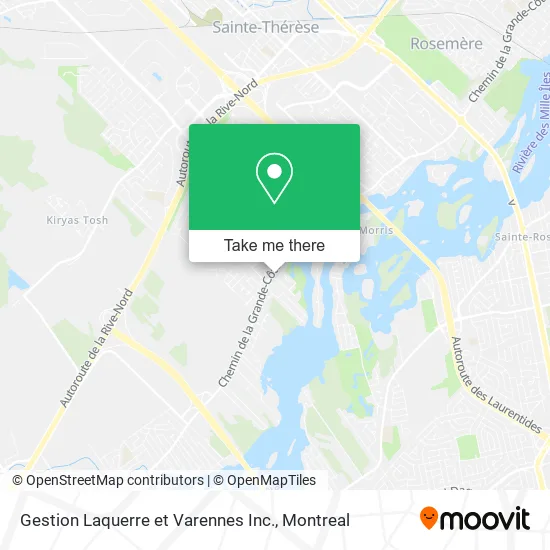 Gestion Laquerre et Varennes Inc. map