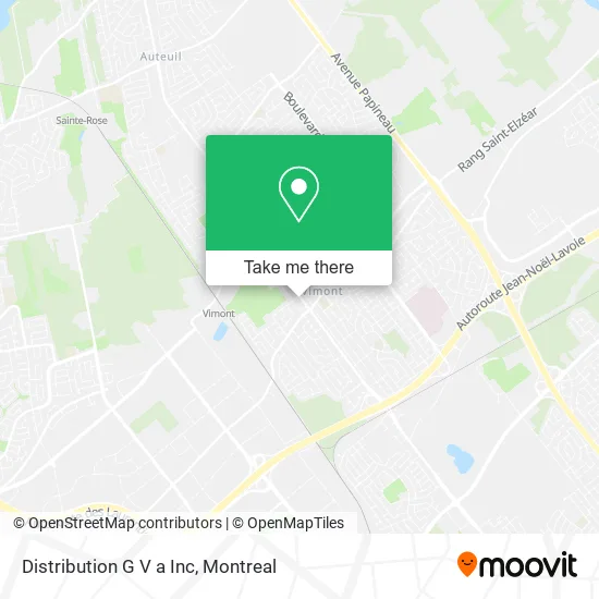 Distribution G V a Inc map