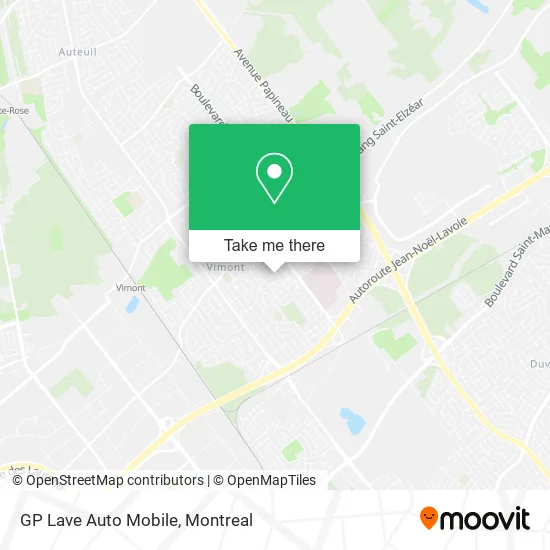 GP Lave Auto Mobile map