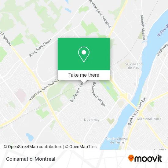Coinamatic map