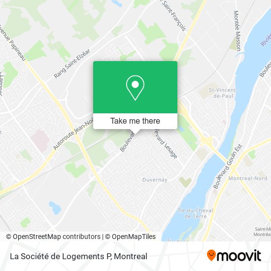 La Société de Logements P map