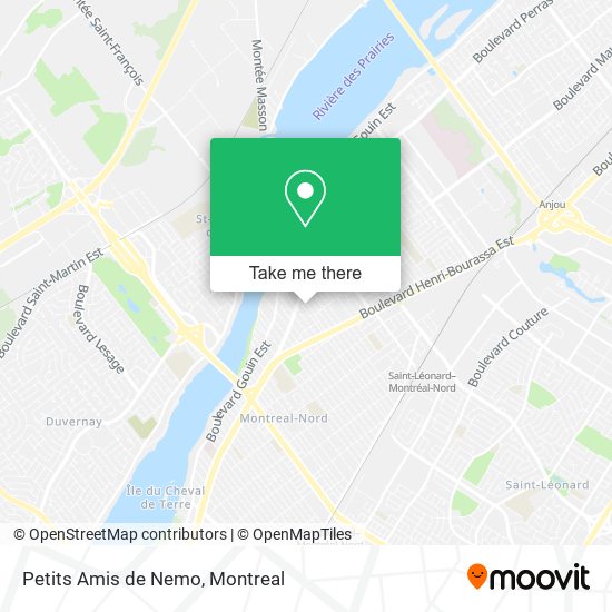 Petits Amis de Nemo map