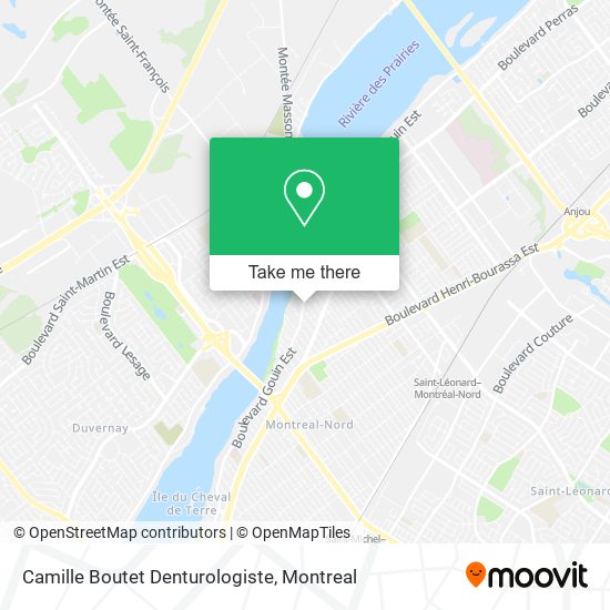 Camille Boutet Denturologiste map