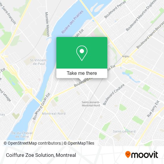 Coiffure Zoe Solution map