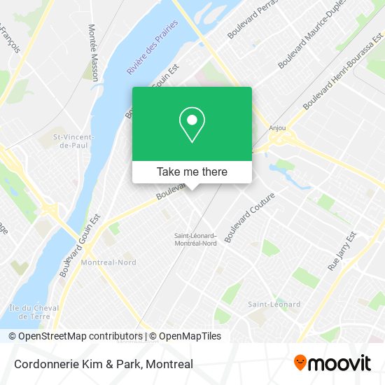 Cordonnerie Kim & Park map