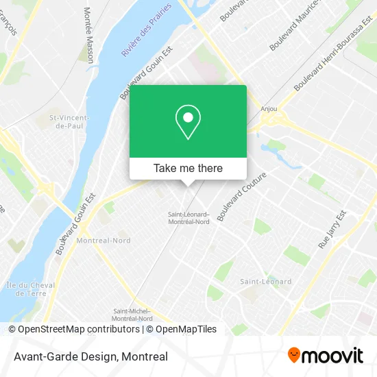 Avant-Garde Design map