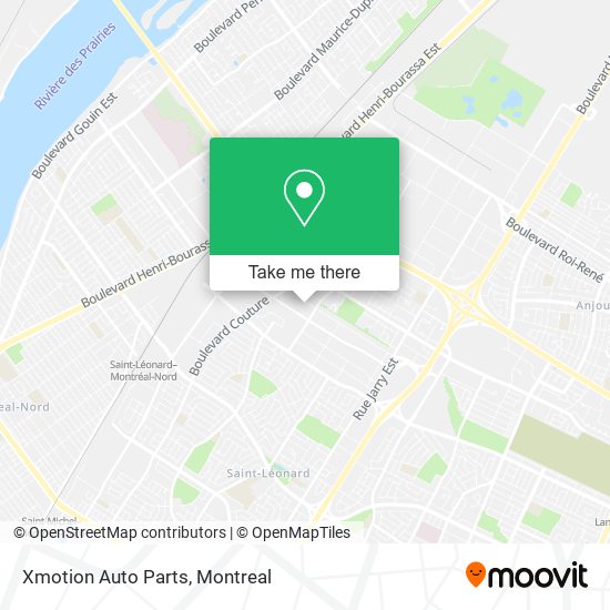 Xmotion Auto Parts map