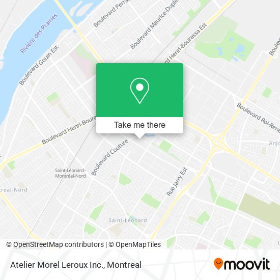 Atelier Morel Leroux Inc. map