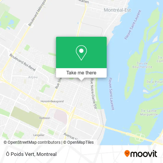 Ô Poids Vert map