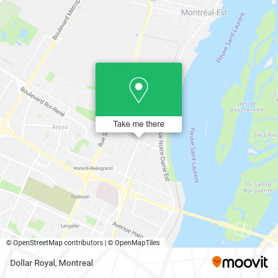 Dollar Royal map