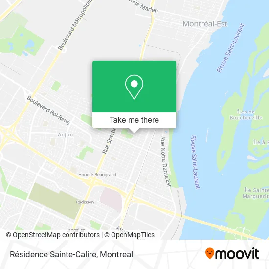 Résidence Sainte-Calire map