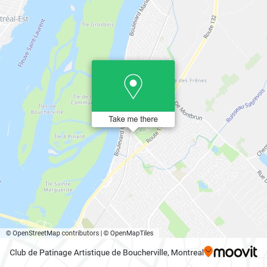 Club de Patinage Artistique de Boucherville map